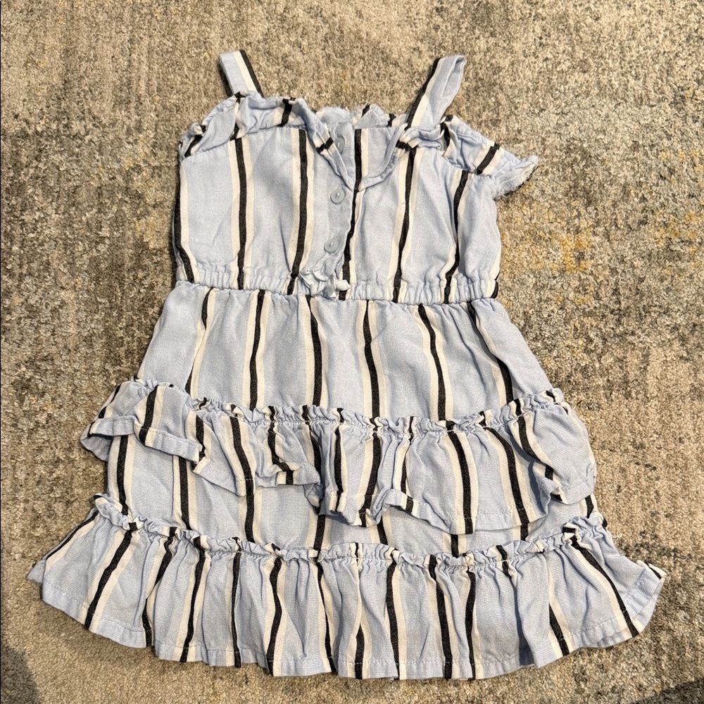 Janie and Jack Striped Ruffle Dress
